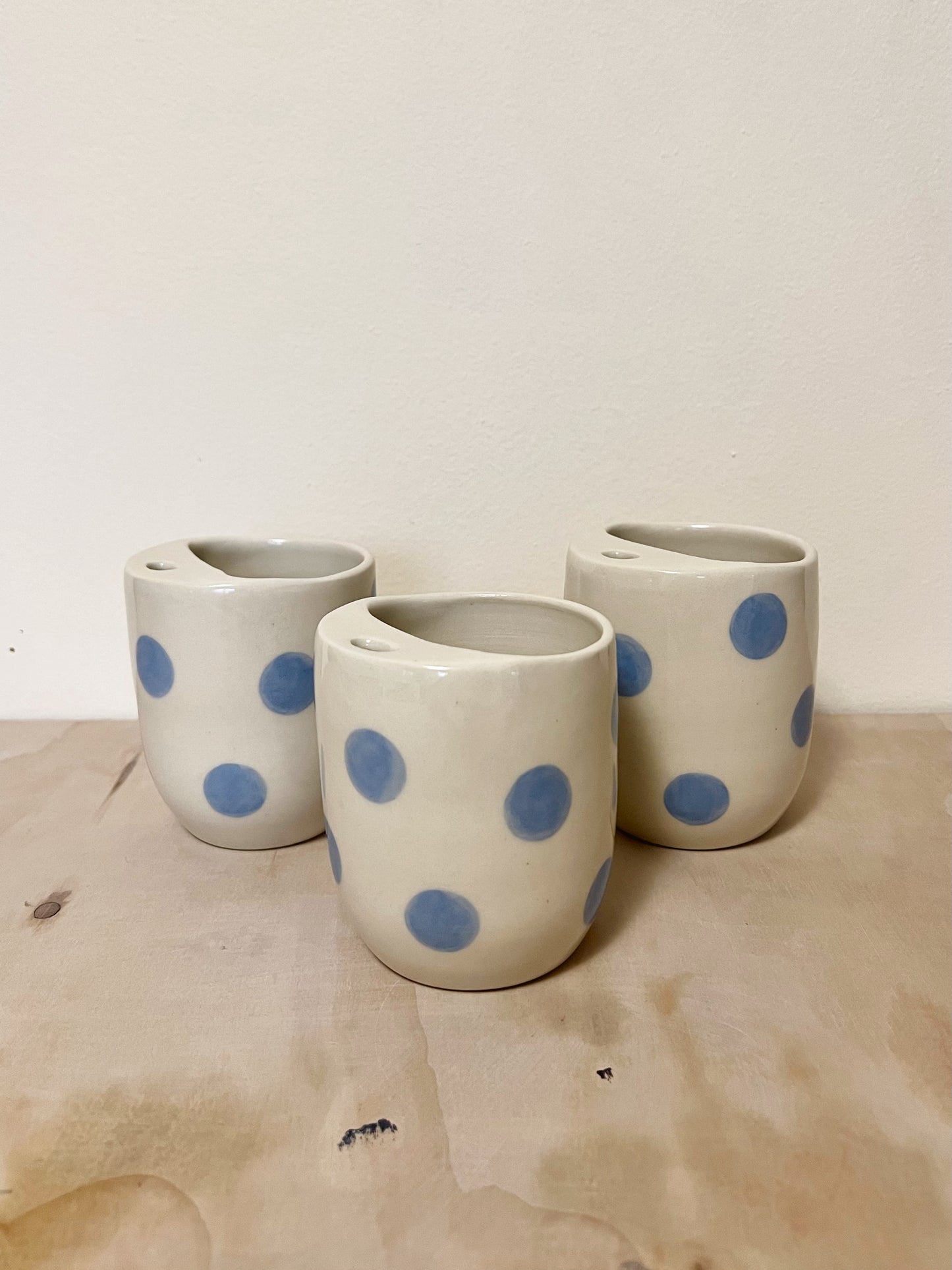 Blue polka dots To-Go Cup