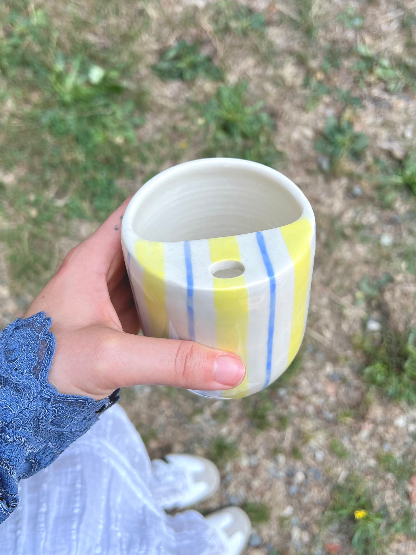 Blue and yellow To-Go Cup