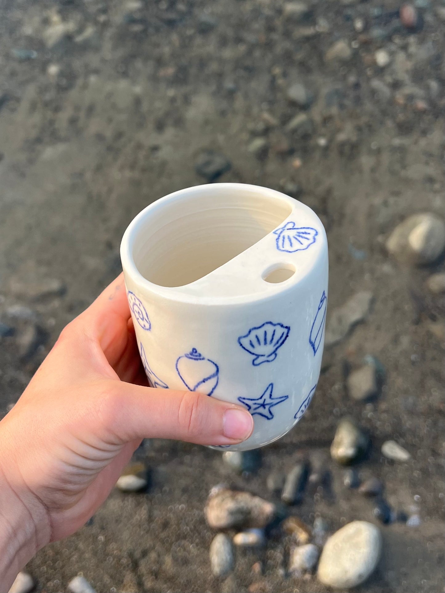 Beach To-Go Cup white clay