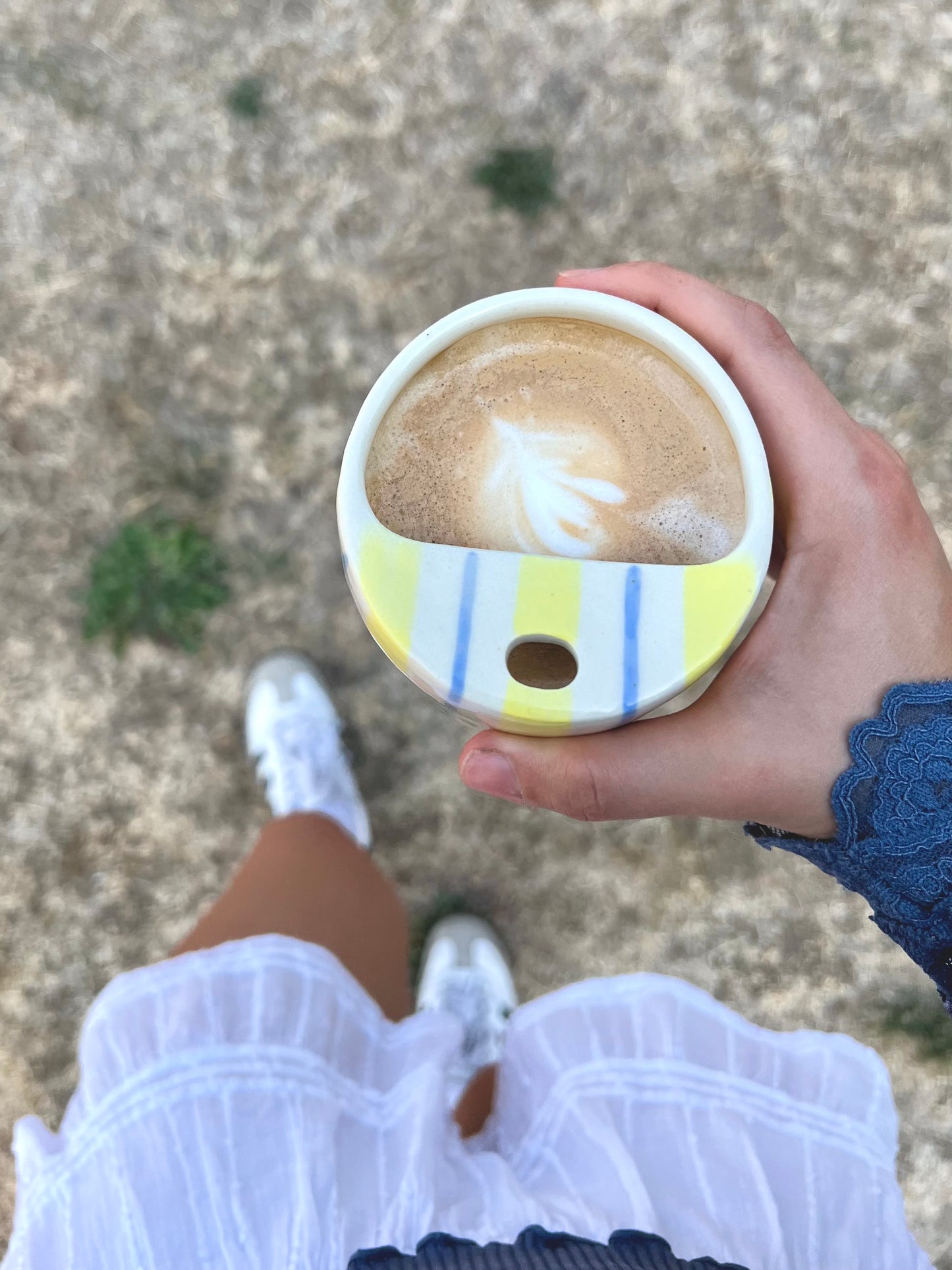 Blue and yellow To-Go Cup