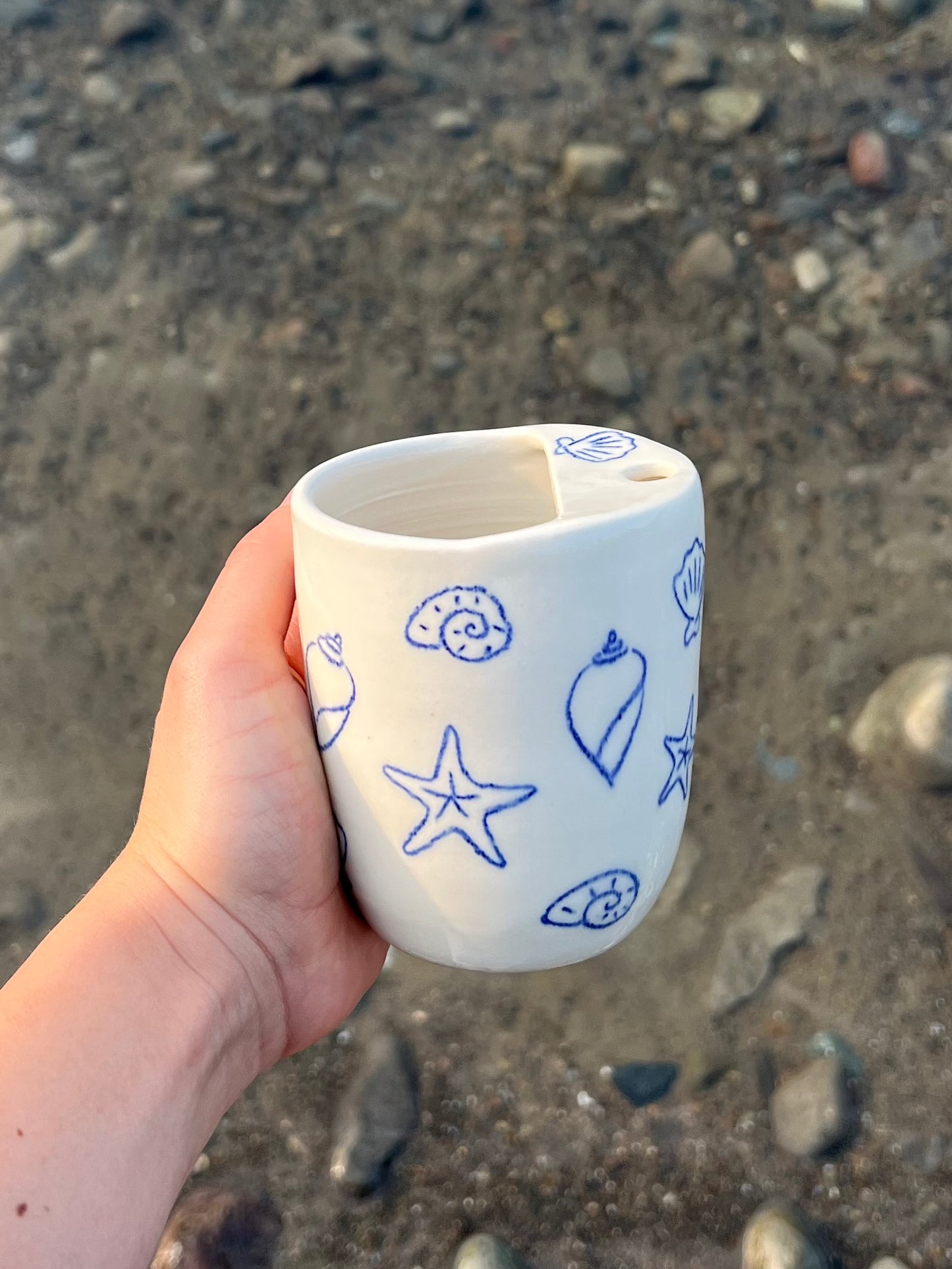 Beach To-Go Cup white clay