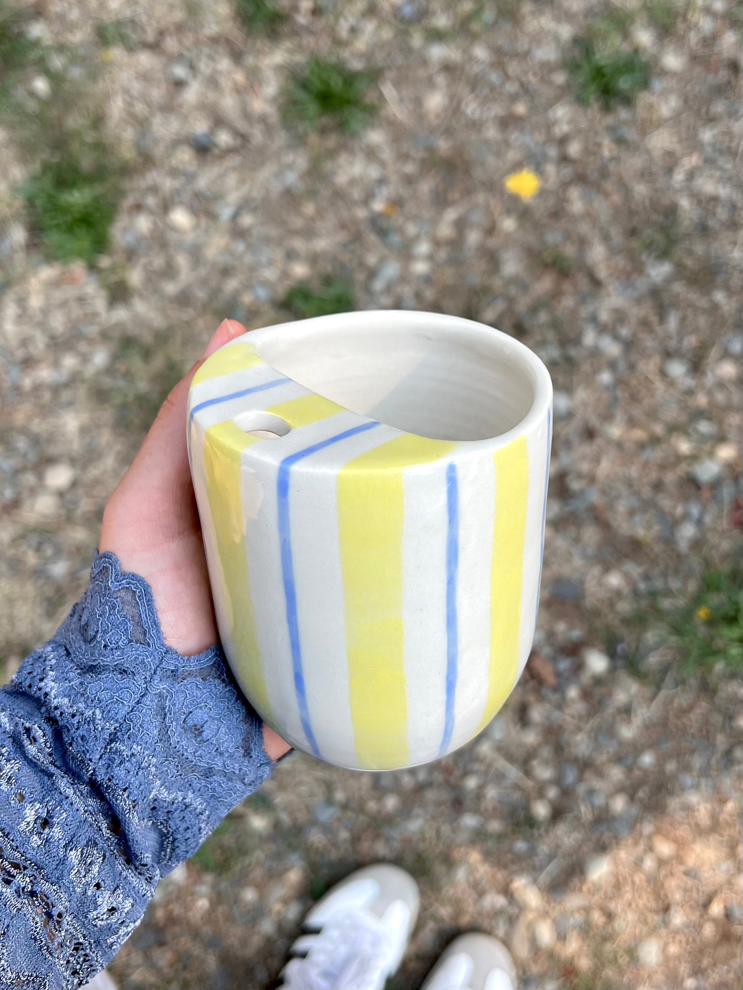 Blue and yellow To-Go Cup